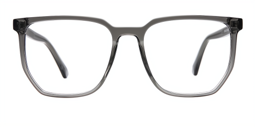 Brown Rectangle Simple Full-rim Tr90 Medium Glasses for female from Wherelight