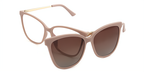 Tortoiseshell Rectangle Classic Full-rim Mix & Match Large Glasses for female from Wherelight