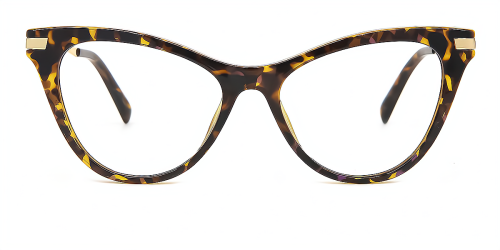 Pink Cateye Gorgeous Unique Full-rim Mix & Match Large Glasses for female from Wherelight