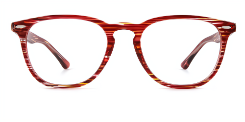 Blue Oval Classic Full-rim Tr90 Large Glasses for female from Wherelight