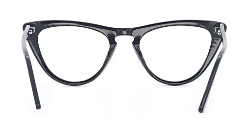 Purple Cateye Unique Full-rim Acetate Large Glasses for female from Wherelight