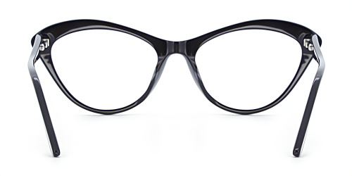 Red Cateye Unique Full-rim Acetate Large Glasses for female from Wherelight