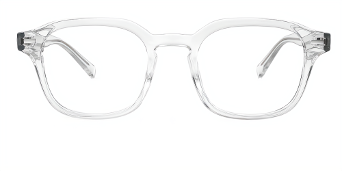 Tortoiseshell Rectangle Simple Full-rim Tr90 Large Glasses for unisex from Wherelight