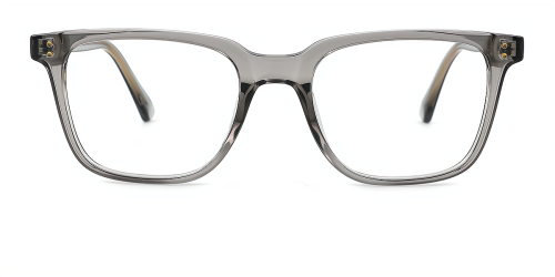 Clear Rectangle Simple Full-rim Tr90 Medium Glasses for unisex from Wherelight