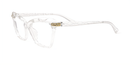 Black Cateye Gorgeous Unique Full-rim Plastic Medium Glasses for female from Wherelight