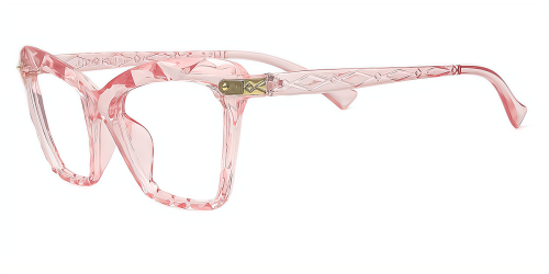 Black Cateye Gorgeous Unique Full-rim Plastic Medium Glasses for female from Wherelight