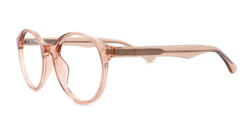 Floral Round Classic Full-rim Tr90 Medium Glasses for female from Wherelight