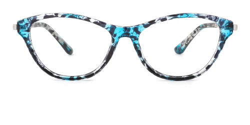 Tortoiseshell Cateye Oval Retro Unique Full-rim Tr90 Medium Glasses for female from Wherelight