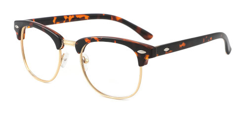 Black Rectangle Classic Simple Full-rim Mix & Match Large Glasses for male from Wherelight