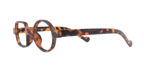 Wherelight Red Asymmetric Glasses Square and Circle Frames