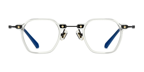 Yellow Trendy Acetate Glasses