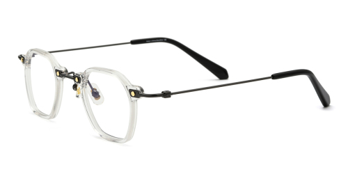 Yellow Trendy Acetate Glasses