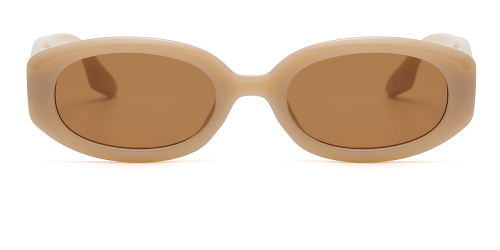 Khaki Trendy Sunglasses