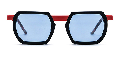 Colorful Plate Square Sunglasses