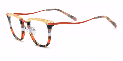 Pieced Plate Titanium Square Plate Eyeglass Frames