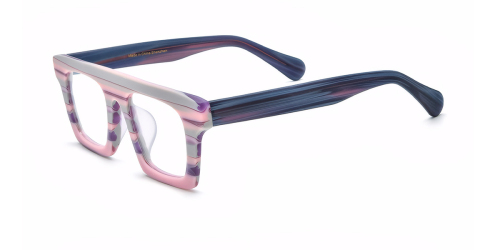 多色拼料方形板材眼镜框