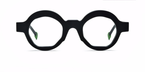 Patchwork Irregular Frosted Plate Eyeglass Frames