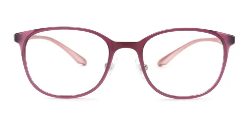 Purple Oval TR90 Eyeglasses