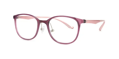 Purple Oval TR90 Eyeglasses
