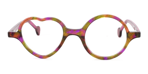 Floral Geometric Board Eyeglasses