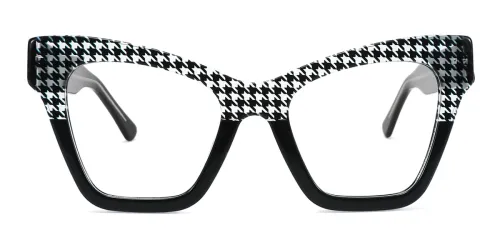 Black Cat Eye Board Eyeglasses