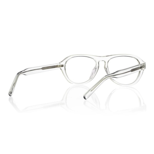 Check out this stunning clear full-rim eyeglass frame!