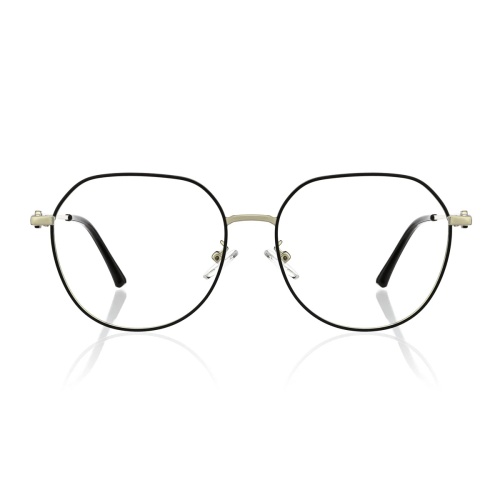 Wow, this black hexagonal full-rim metal