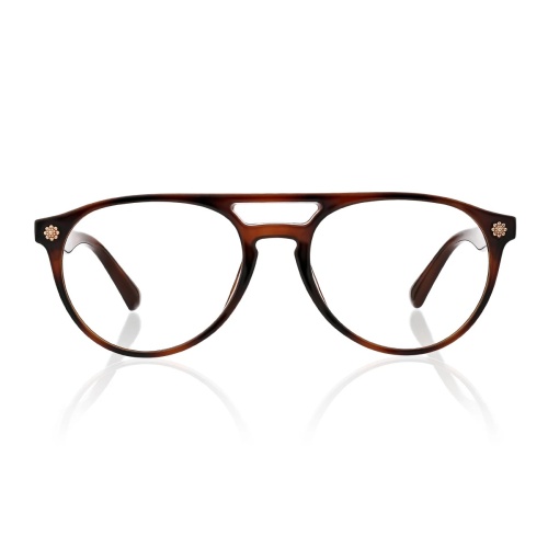 Hey, these brown eyeglasses are a total gem for minimalist lovers!