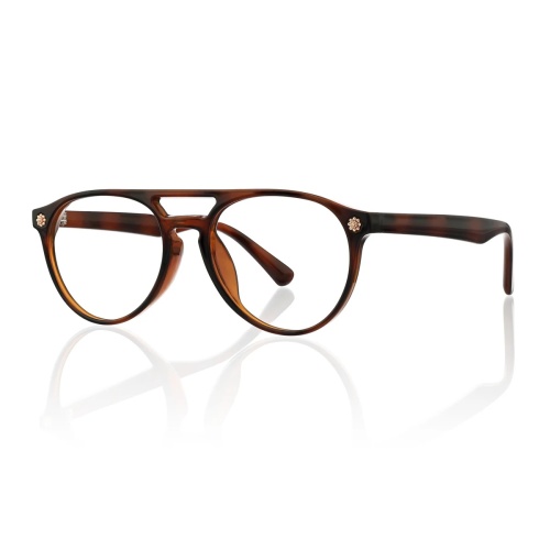 Hey, these brown eyeglasses are a total gem for minimalist lovers!