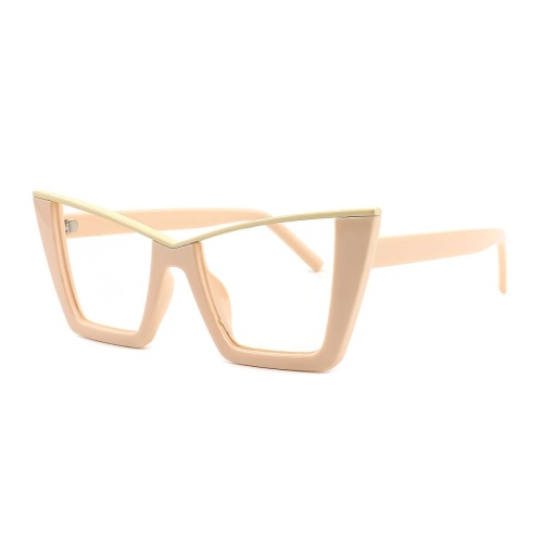 Step up your eyewear game with these chic translucent frames in a soft pink hue that radiates elegance and warmth.