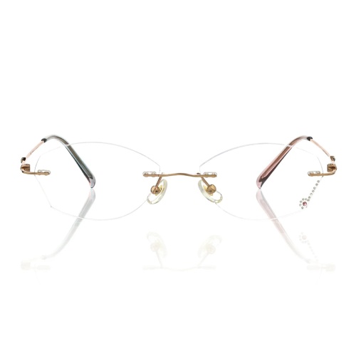Hey, you have to see these stunning rimless glasses!