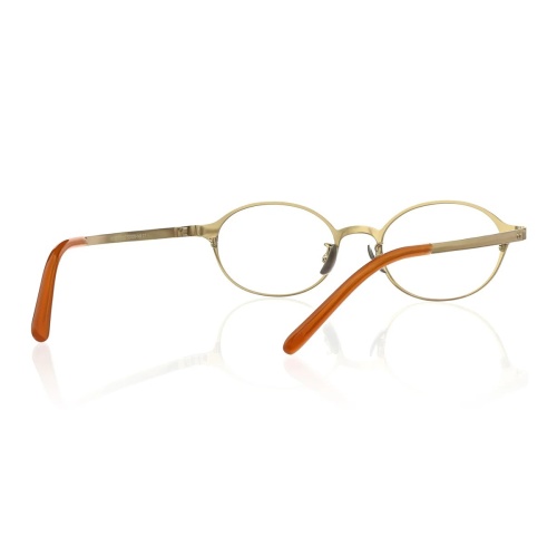 Hey, these gold eyeglasses are pure elegance with classic charm!
