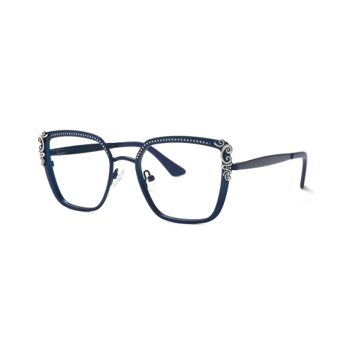 These stunning red cat-eye eyeglasses are perfect for adding a bold touch to any outfit.