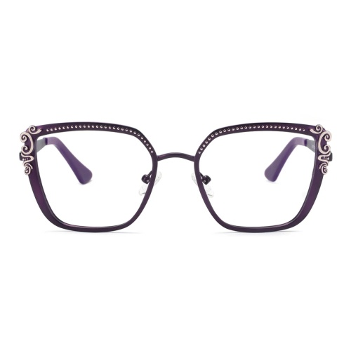 These stunning red cat-eye eyeglasses are perfect for adding a bold touch to any outfit.