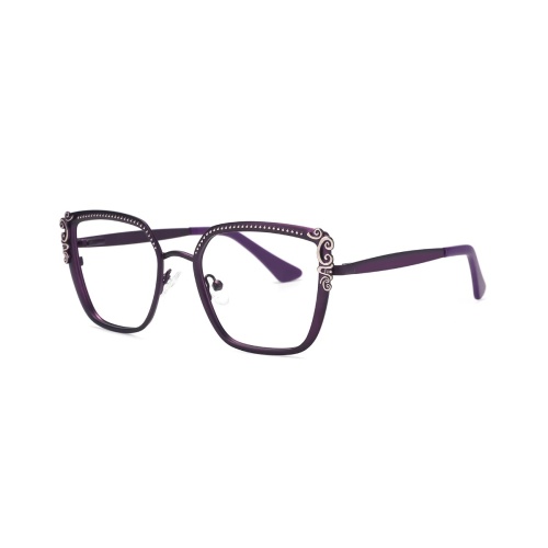 These stunning red cat-eye eyeglasses are perfect for adding a bold touch to any outfit.