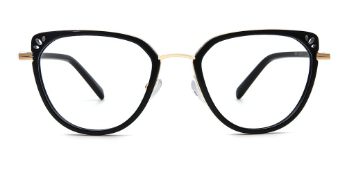 Brown Cateye Gorgeous Full-rim Mix & Match Large Glasses for female from Wherelight