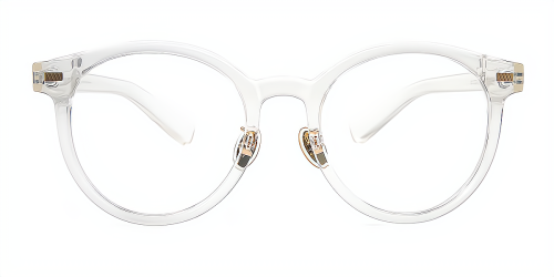 Wherelight Classic Black Round Eyeglasses Full rim Plastic Eyewear