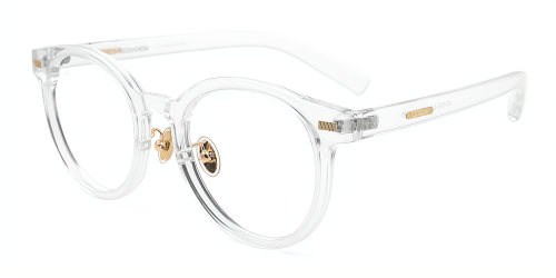 Wherelight Classic Black Round Eyeglasses Full rim Plastic Eyewear