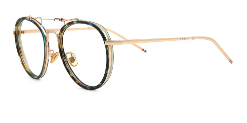 Black Aviator Unique Full-rim Mix & Match Medium Glasses for female from Wherelight