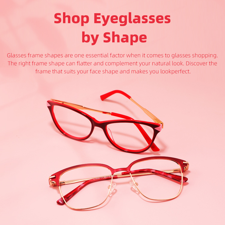 Eyeglass frame outlet shapes