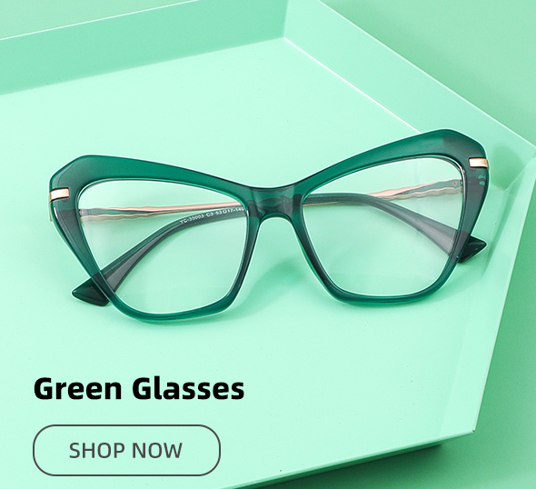 green color glasses