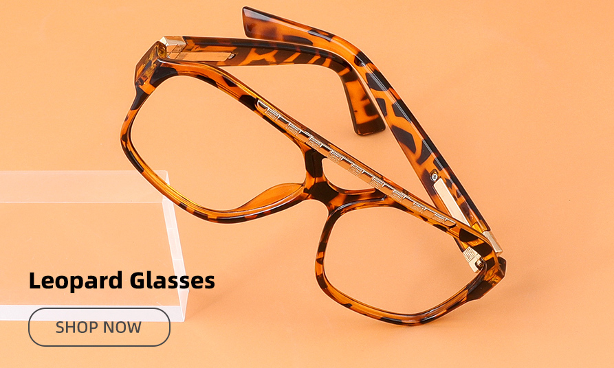 leopard color  glasses