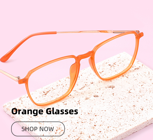 orange color glasses