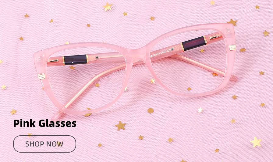 pink color glasses