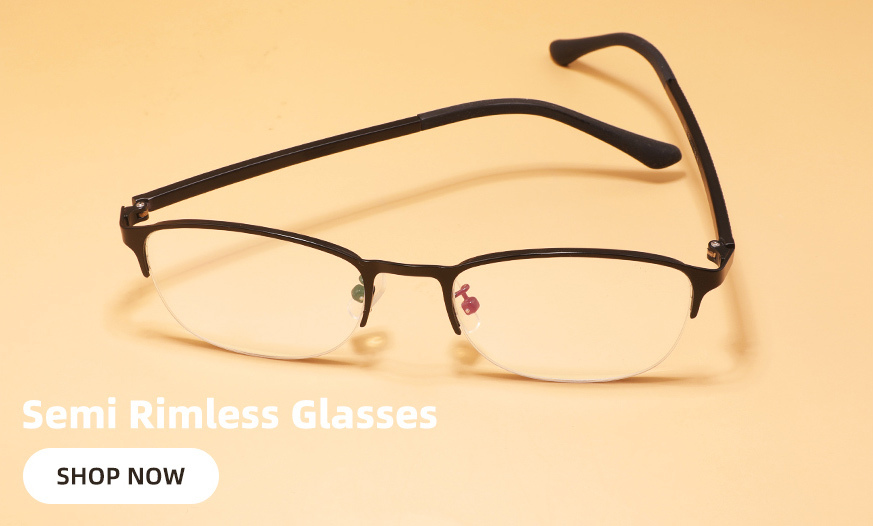 semi-rimless glasses